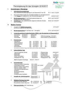 Aktuelle Termine