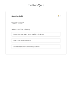 GoConqr - Twitter-Quiz
