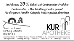 Im Februar: 20% Rabatt auf Contramutan