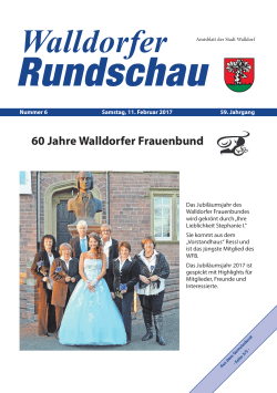 60 Jahre Walldorfer Frauenbund