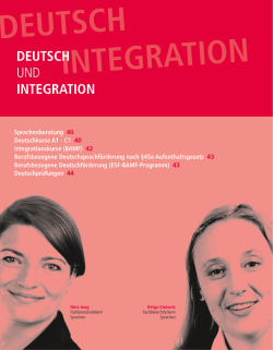deutsch und integration - Kreisvolkshochschule Viersen