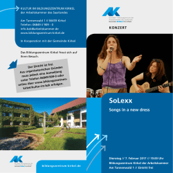 SoLexx - 2016 Bildungszentrum Kirkel