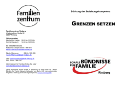 grenzen setzen - Stadt Rietberg