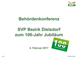 Referat St. Schmid - SVP Bezirk Dielsdorf