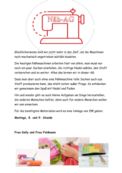 Gl&uuml;cklicherweise sind wir nicht mehr in der Zeit, als die Maschinen