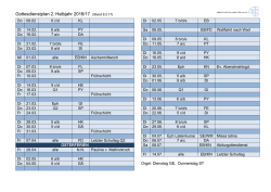 Gottesdienstplan 2. Halbjahr 2016/17 (Stand 6.2.17)
