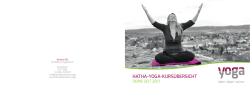 HatHa-YOGa-KURSÜBERSICHt