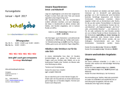 Kurse - Schafgabe