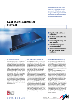 AVM ISDN-Controller T1/T1-B