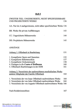 Heft 5 4. Einlagen in die Contes d `Hoffmann 160