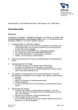 Informationsblatt Bootshaus