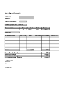HW A Anlage 5 - Verm&ouml;gens&uuml;bersicht