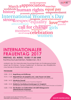 internationaler frauentag 2017 - FH