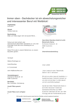 Als PDF ansehen - Berufsfelderkundung im Kreis Euskirchen