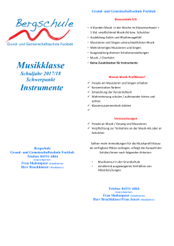 Musikklasse - und Gemeinschaftsschule Fockbek