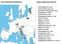 Die schönsten Radreisen www.radreisen