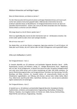 Hier findest du die Informationen zum Einzelunterricht