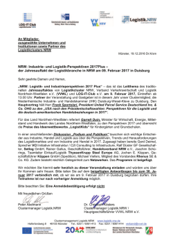 Jahresauftakt Logistikcluster 2017