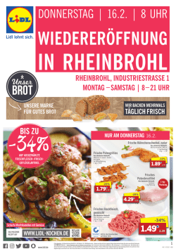 Wiedereröffnungsangebote
