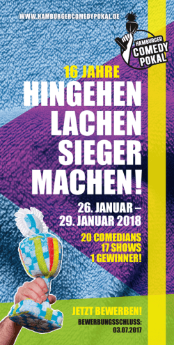 Infos - Hamburger Comedy Pokal