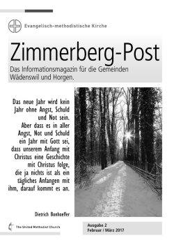 Ausgabe 2/17 - EMK Region Zimmerberg