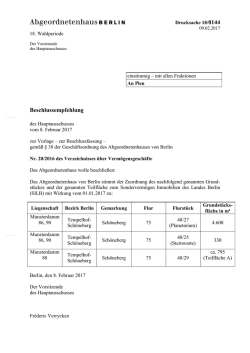Dringliche Beschlussempfehlung