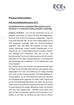 ECE-Nachhaltigkeitskongress 2017