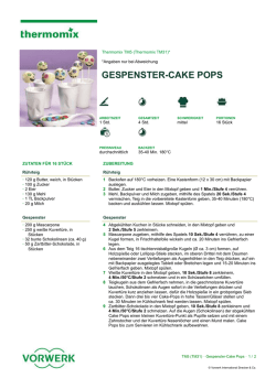gespenster-cake pops - Thermomix