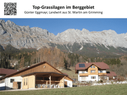Top-Grassilagen im Berggebiet - Raumberg