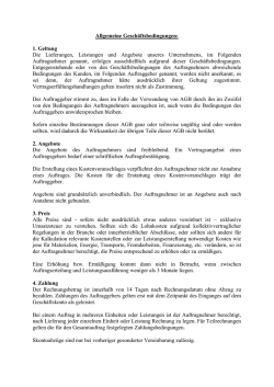 Allgemeine Geschäftsbedingungen als PDF - leitner
