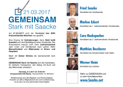 Markus Eckert Fried Saacke Caro Hackspacher Matthias Bescherer