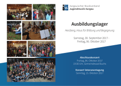 JMA-Lager-Flyer - Jugendmusik Aargau