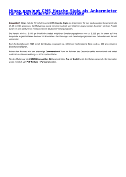 Hines gewinnt CMS Hasche Sigle als - Rohmert