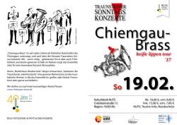 Programm - Chiemgau