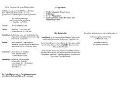 Programm: Die Dozentin