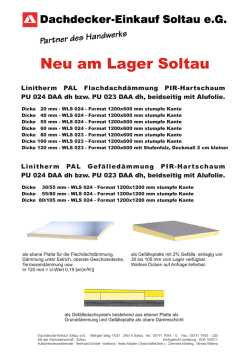 Linzmeier neu am Lager - Dachdecker