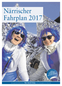 Eine Anzeigensonderver&ouml;ffentlichung der und ihrer - Rhein