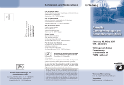 Aktuelle Gastroenterologie am Gesundbrunnen (AGG)