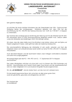 Info des LG-Vorstandes FCI-IPO-WM 2017