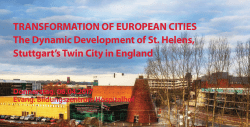 TRANSFORMATION OF EUROPEAN CITIES The Dynamic