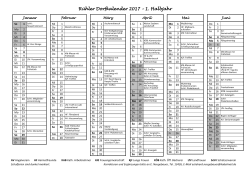 Rühler Dorfkalender 2017