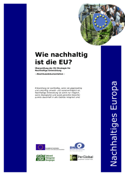EU-Koordination - Deutscher Naturschutzring