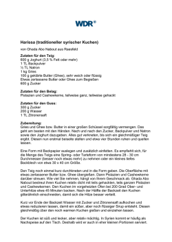 Harissa (traditioneller syrischer Kuchen)