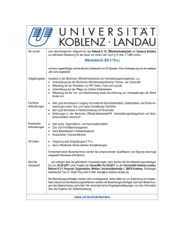 English - Universität Koblenz · Landau