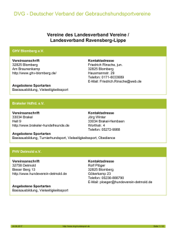 DVG - Deutscher Verband der Gebrauchshundsportvereine