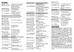 Gottesdienstordnung vom 17. Dez. 2016 - 08. Jan. 2017