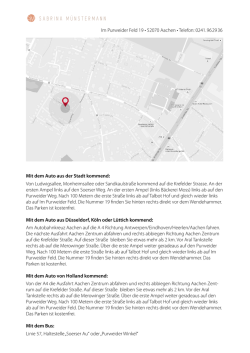 Laden Sie hier eine Anfahrtsbeschreibung als PDF herunter.