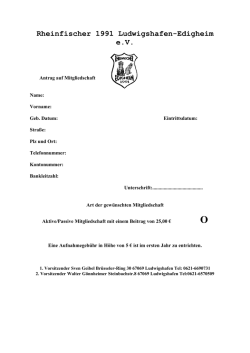 Rheinfischer 1991 Ludwigshafen