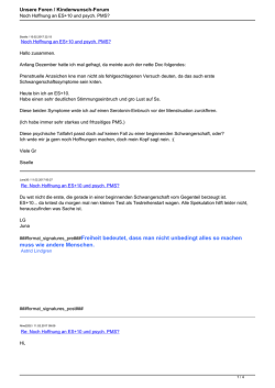 PDF Noch Hoffnung an ES+10 und psych. PMS?