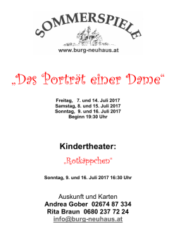 „Das Porträt einer Dame“